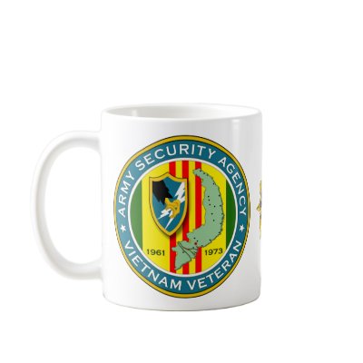Army Security Agency SSI - Vietnam Veteran Coffee Mug by a2zgraphicsworks