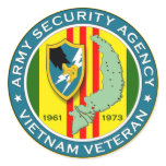 Army Security Agency - Vietnam Veteran stickers
