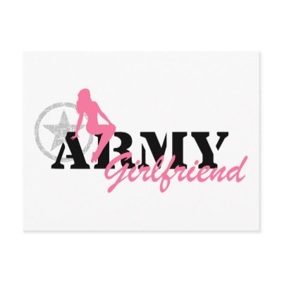 ARMY - Sexy Girlfriend Postcard by poorrichards