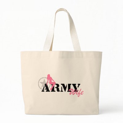ARMY - Sexy Wife Canvas Bags by poorrichards