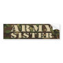 Army Sister Bumper Sticker