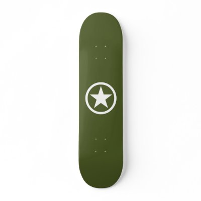 Army Star Skate Board Decks by LinceAzul