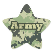 Army Star Stickers