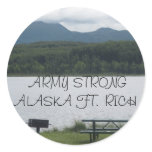 ARMY STRONG ALASKA FT. RICH ROUND STICKER