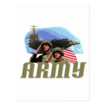 ARMY Tshirts and Gifts Post Card