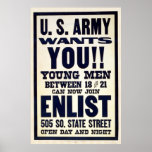 Army wants you!! posters