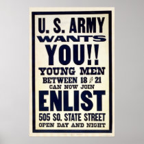 Army wants you!! print
