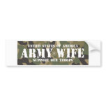 Army-Wife Bumper Stickers