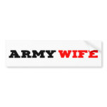 Army Wife Bumpersticker