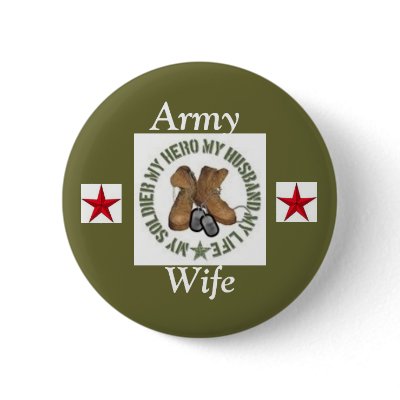 Army wife clip art, star, star, Army , Wife Button by Team_Hope