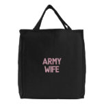 Army Wife Embroidered Bag