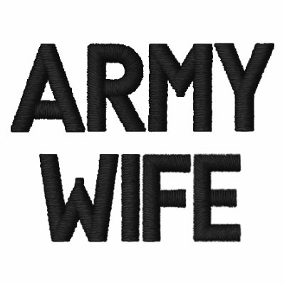 ARMY WIFE POLO SHIRT by silentranksshop