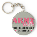 Army Wife keychains