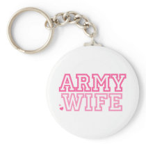 Army Wife (pink) Key Chains