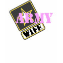 ARMY WIFE (PINK) t-shirts
