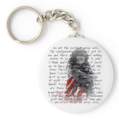 army wife poem key chain by camobabygifts
