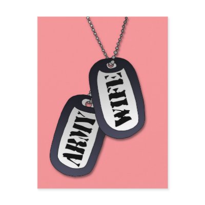 Army Wife Postcard by JoyfulAbode