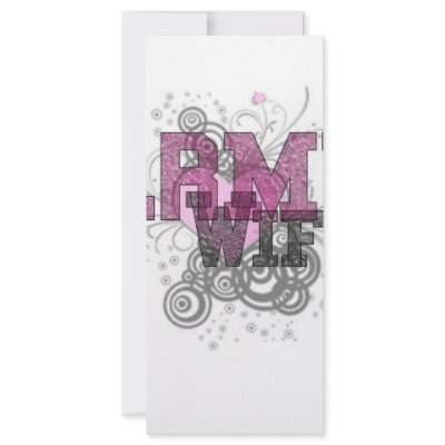 Army Wife Rack Card Template by Jeanie30