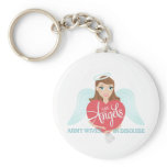 Army Wives are Angels in Disguise Keychain