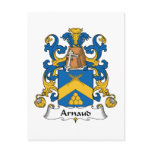 Arnaud Family Crest Post Cards
