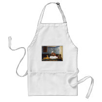 Arnaut Blowing Smoke in His Dog's Nose Apron