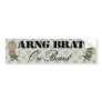 ARNG Brat On Board Boy (Dark Skin) Bumper Stickers