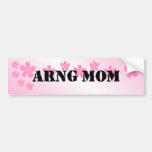 ARNG Mum Pale Pink Hibiscus Bumper Sticker