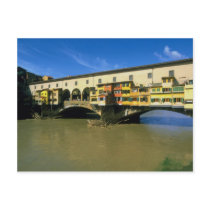 Arno River, flooded, Florence, Italy Post Cards