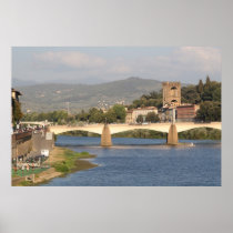 Arno River, Florence, Italy Posters
