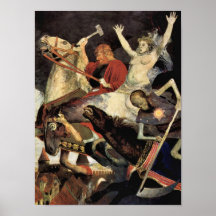 Arnold Bocklin - The war Poster