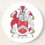 Arnold Family Crest Beverage Coaster