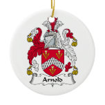 Arnold Family Crest Christmas Tree Ornament