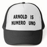 Arnold Is Numero Uno hats
