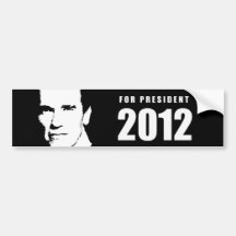 Arnold Schwarzenegger 2012 Bumper Sticker