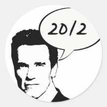 Arnold Schwarzenegger 2012 Sticker
