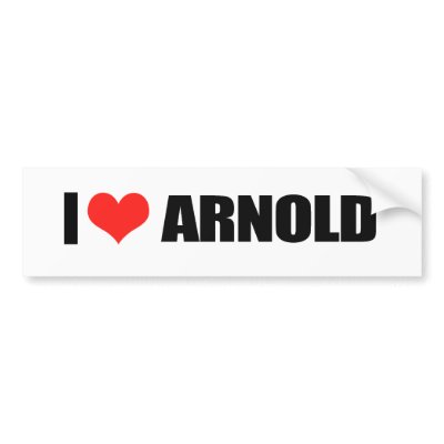 Arnold Schwarzenegger Bumper Stickers by Politicaltshirts