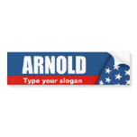 ARNOLD SCHWARZENEGGER Election Gear Bumper Sticker