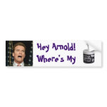 Arnold's Anal Lube bumper stickers