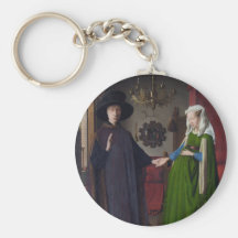 Arnolfini Portrait - Jan van Eyck Keychains