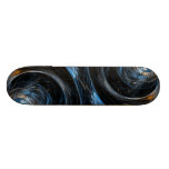Around the World Abstract Art Skateboard