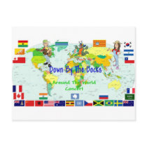 Around The World Concert Postcards