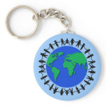 Around the World Earth Day Keychain