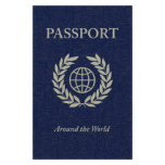 around the world : passport full color flyer