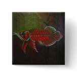 Arowana pinback button
