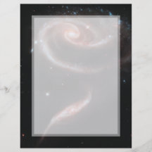 Arp 273 Galaxy Pair (Hubble Telescope) Full Color Flyer