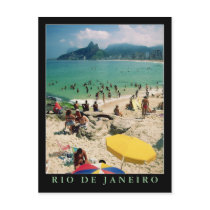 "Arpoador Beach, Rio de Janeiro" postcard