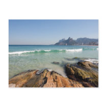 Arpoador rocks at the beginning of Ipanema Post Cards
