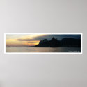 Arpoador Sunset Panorama posters