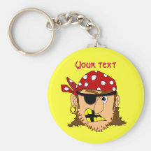 Arr Pirate Man Customisable Pirate Stuff Keychain