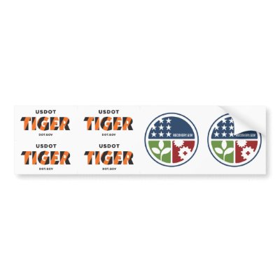 ARRA Recovery/Stimulus 2.5" Stickers (6) Bumper Stickers by trueforyouproducts